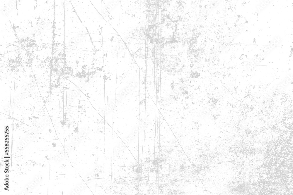 White and light gray dusts and scratches template on transparent background (png image). Useful for design, vintage film effects, and backgrounds	
