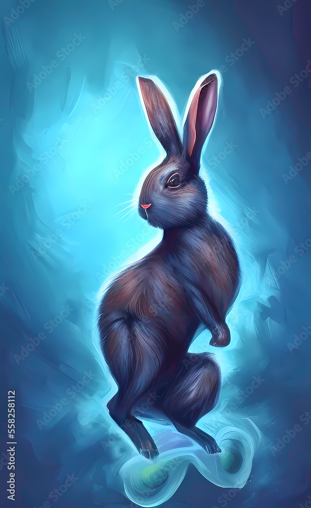 The 2023 year of the rabbit. Chinese 2023 new year is a year of rabbit
