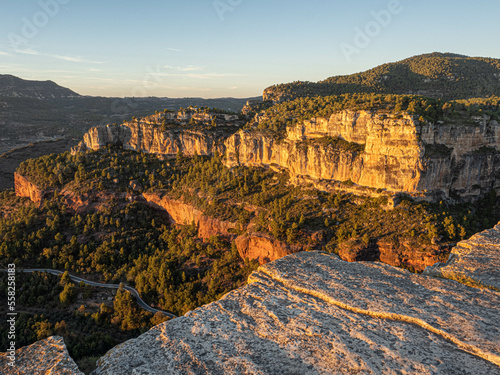 Mountains from Siurana village, Tarragona, Catalunya, Spain