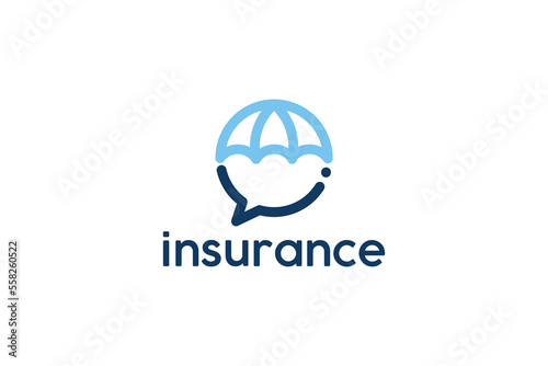 insurance logo icon vector isolated
