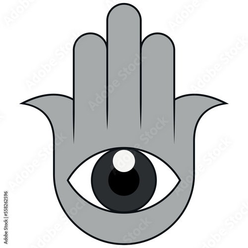 Hamsa protection symbol design