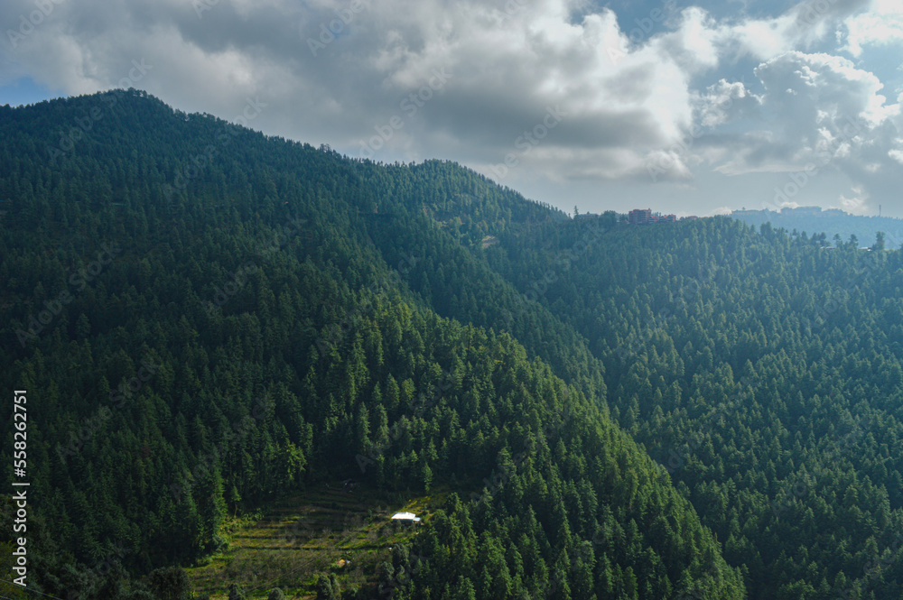 Naklejka premium Valley view