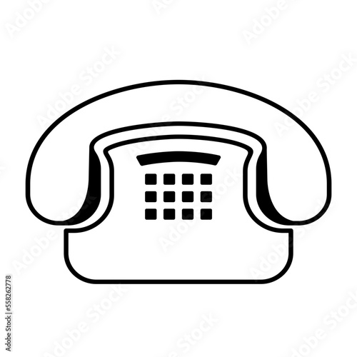 Flat Telephone Icon 9 photo