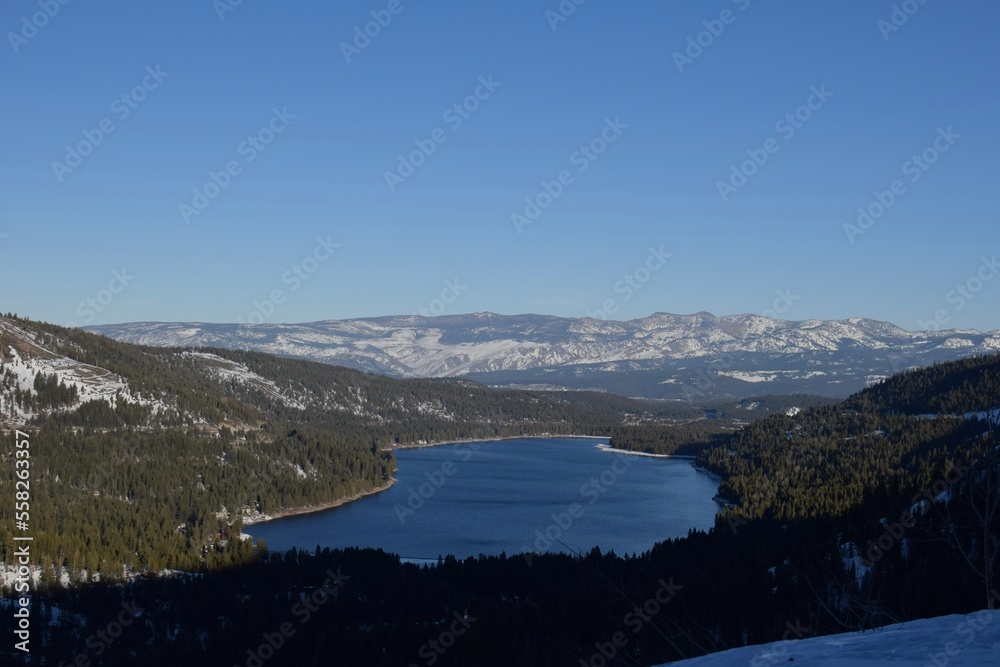 Donner lake landscape