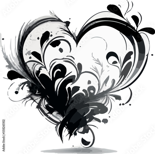 abstract floral design