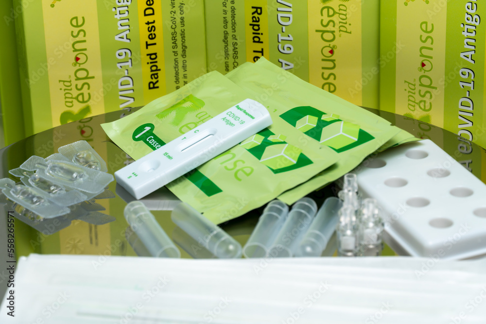 Toronto, Ontario, Canada December 26, 2022 Rapid Response Covid 19