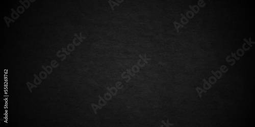 Black texture chalk board and black board background. stone concrete texture grunge backdrop background anthracite panorama. Panorama dark grey black slate background or texture