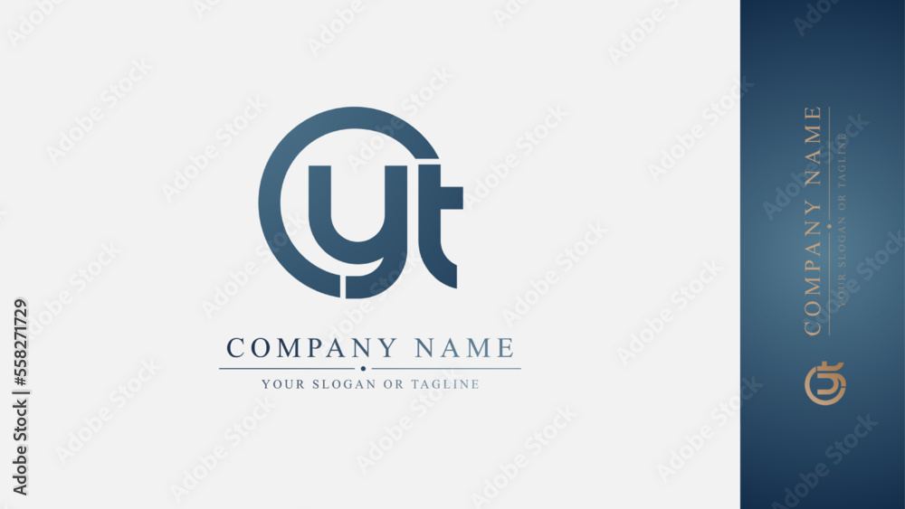 Desaign Logo initial YT premium style Desaign Logo initial YT premium style