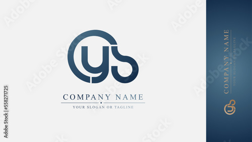 Desaign Logo initial YS premium style