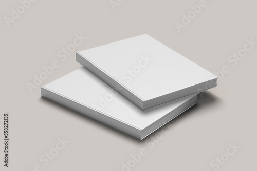 Book cover blank mockup