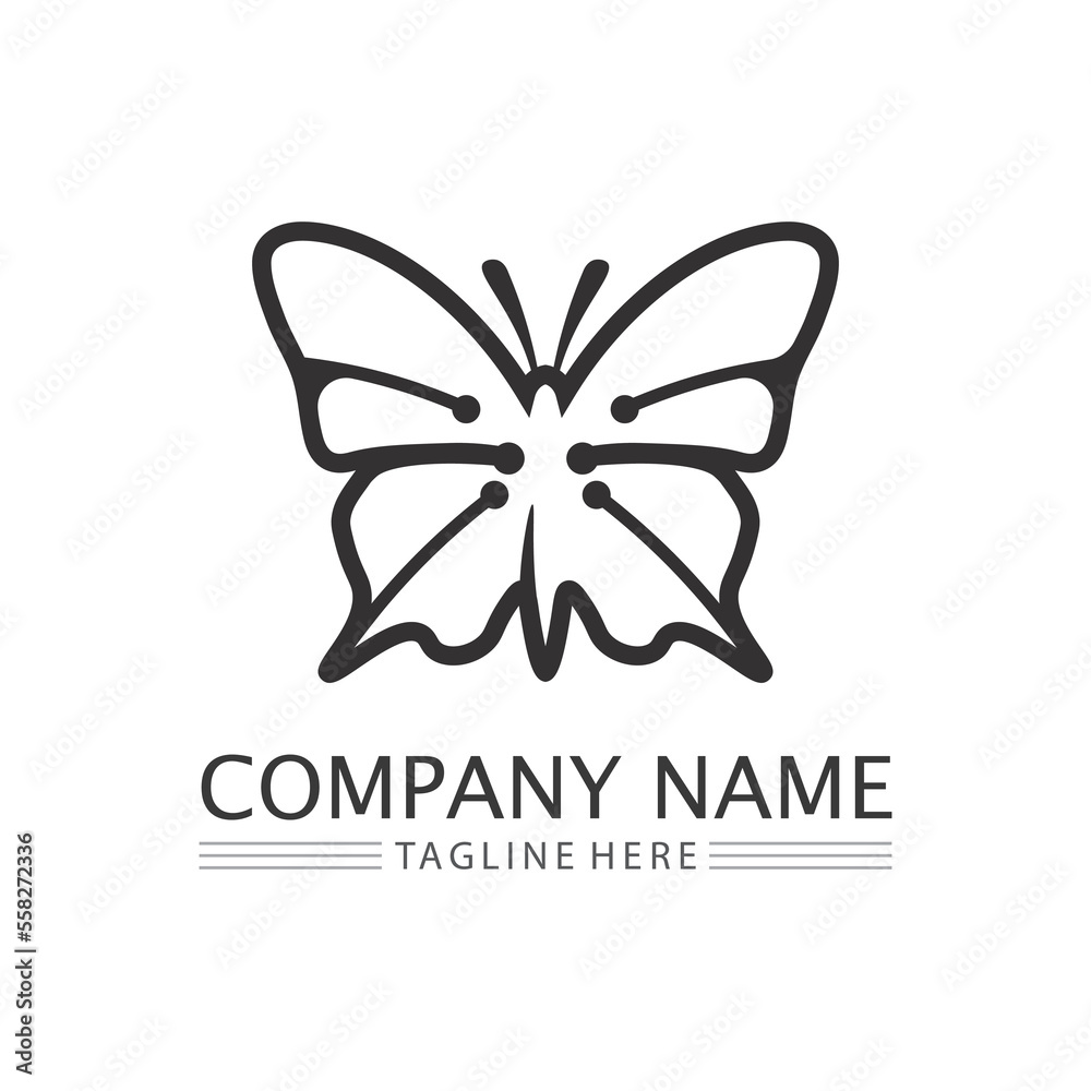 Beauty Butterfly icon design