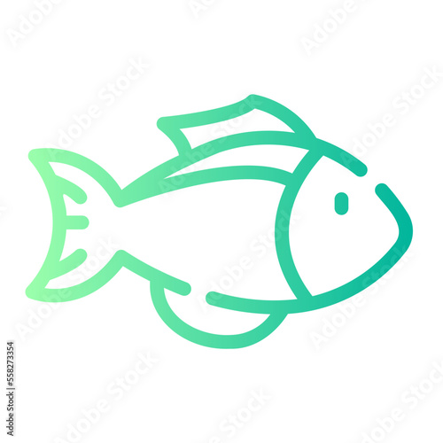 fish gradient icon