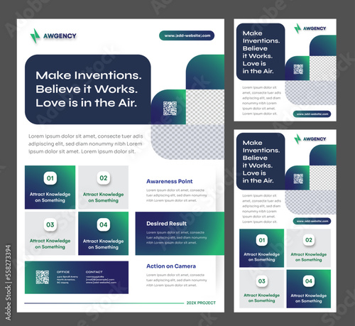 Modern Multipurpose Advertisement Templates - FLyer, Poster, Banner, Social Media Post & story - Printing, Square, and Long Size