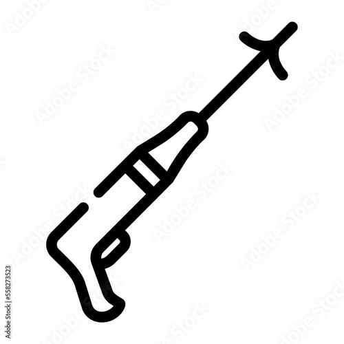 speargun line icon