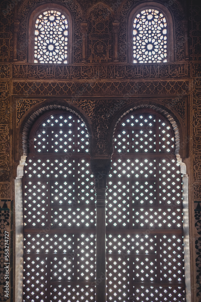 window of the mosque