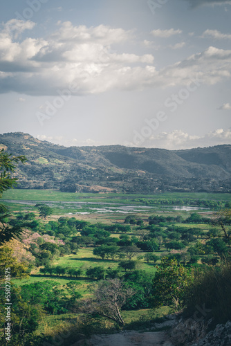 landscape with clouds