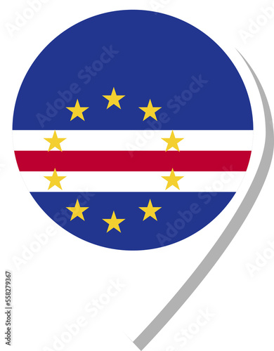 Free Download Cape Verde flag check-in icon. - GFXLoad