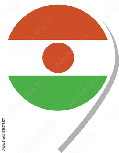 Free Download Niger flag check-in icon. - GFXLoad