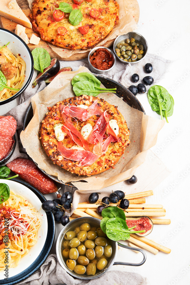Italian food concept. Italian food concept.