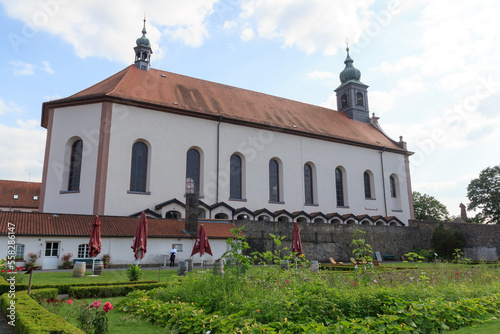 Franciscan Frauenberg Monastery with minster church in Fulda, Germany