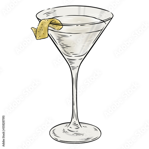 Martini Cocktail in Martini Glass PNG Clipart