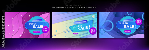 Special offer mega sale banner background template for big discount and deal. Design template for social media, poster, flyer, business ads, and new offer