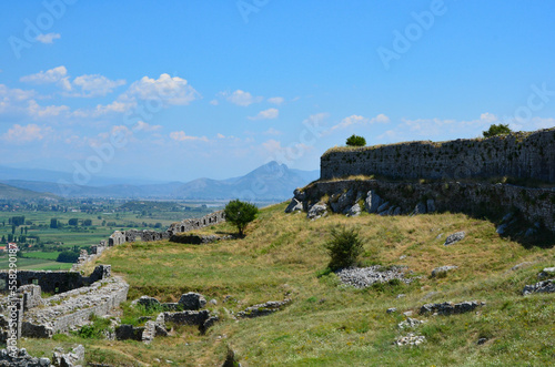 Rozafa Castle in Shkoder, Albania