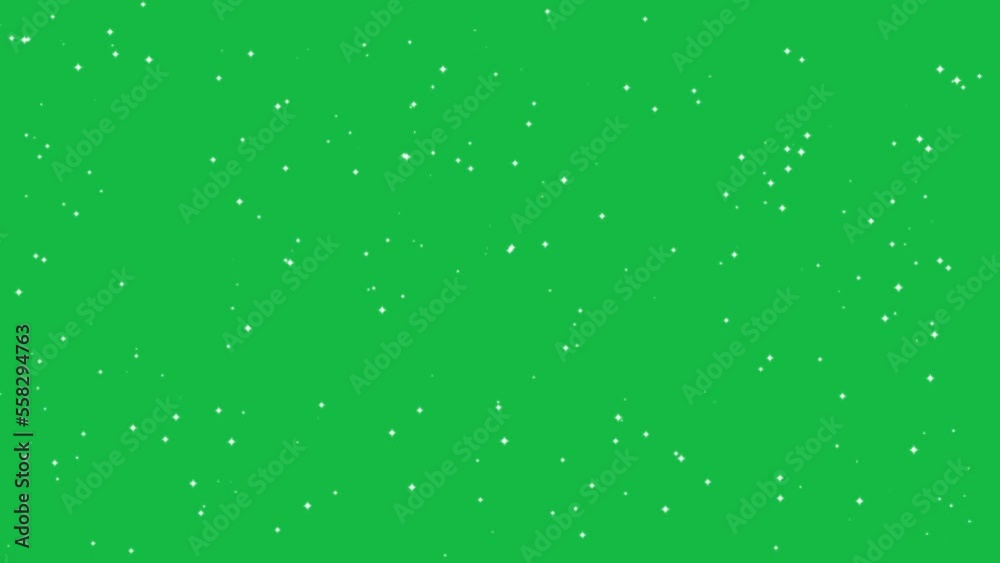 Blinking stars on green screen background motion graphic effect Blinking stars on green screen background motion graphic effect