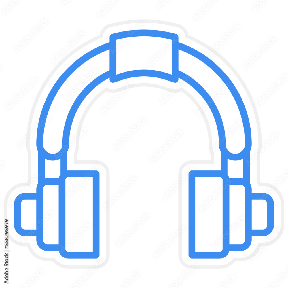 Headphones Icon Style Headphones Icon Style