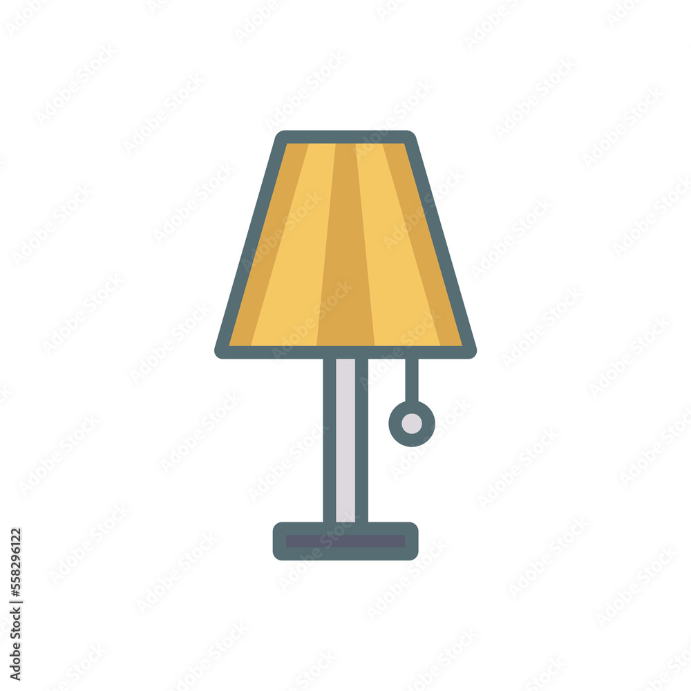 bedside lamp icon design vector template bedside lamp icon design vector template