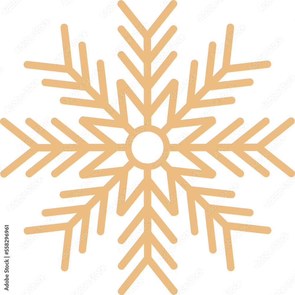 Fototapeta premium Snowflake Illustration