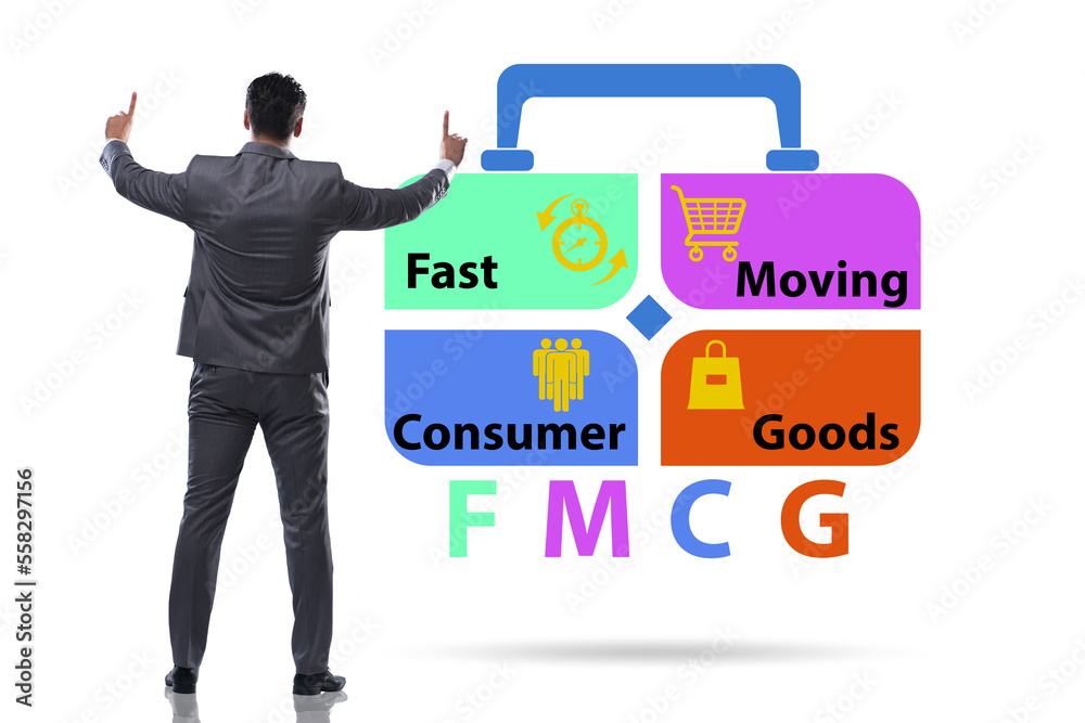 FMCG concept - fast moving consumer goods