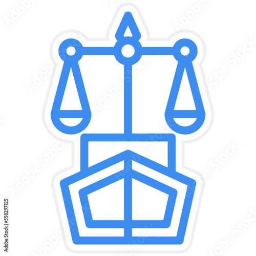 Maritime Law Icon Style