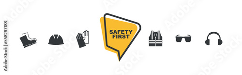 safety first sign