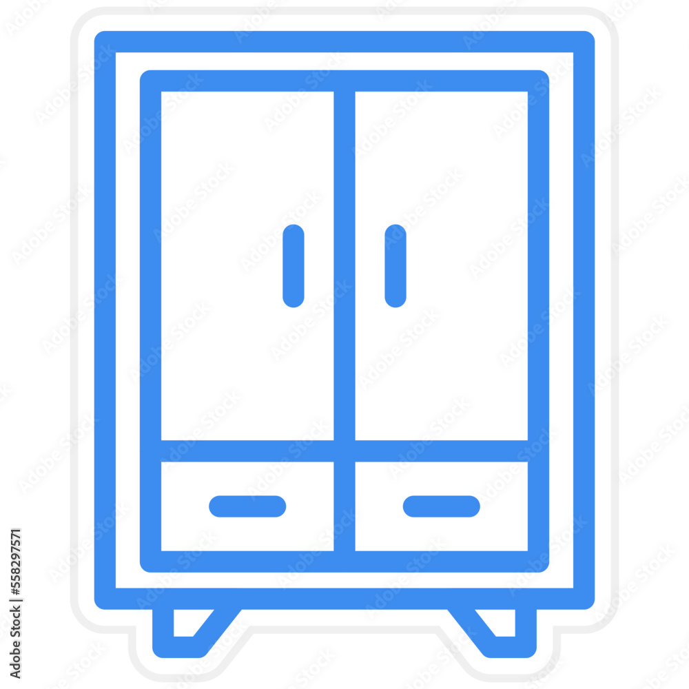 Cupboard Icon Style Cupboard Icon Style