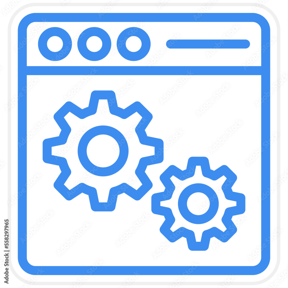 Web Optimization Icon Style Web Optimization Icon Style