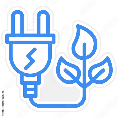 Sustainable Energy Icon Style