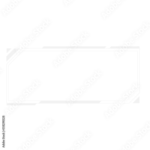 Sci Fi Modern User Interface Elements. Futuristic Abstract HUD. Good for game UI. Vector Illustration
