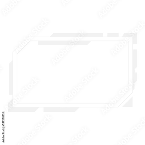 Sci Fi Modern User Interface Elements. Futuristic Abstract HUD. Good for game UI. Vector Illustration