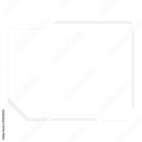 Sci Fi Modern User Interface Elements. Futuristic Abstract HUD. Good for game UI. Vector Illustration