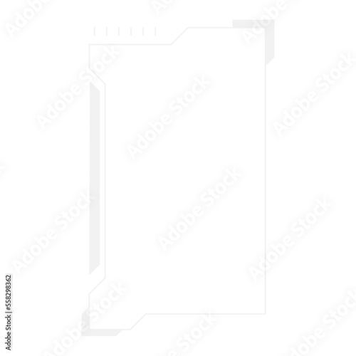 Sci Fi Modern User Interface Elements. Futuristic Abstract HUD. Good for game UI. Vector Illustration
