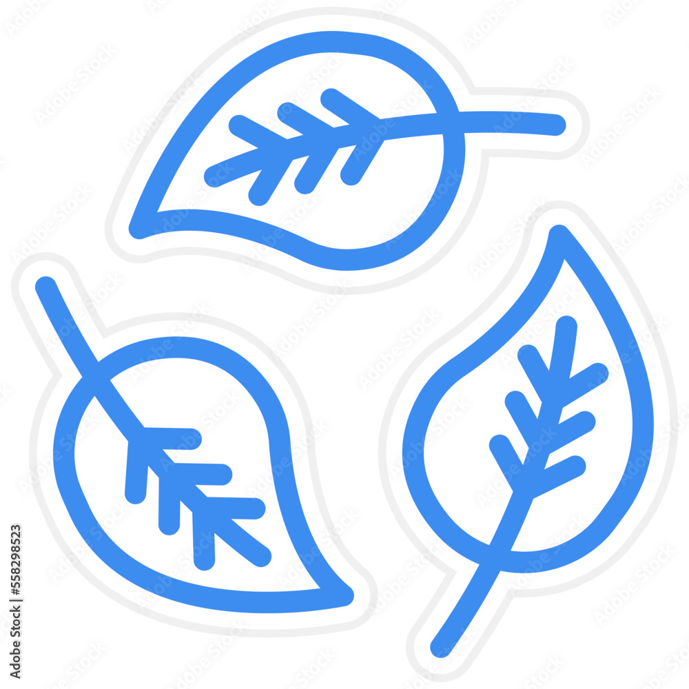 Leaf Recycle Icon Style Leaf Recycle Icon Style