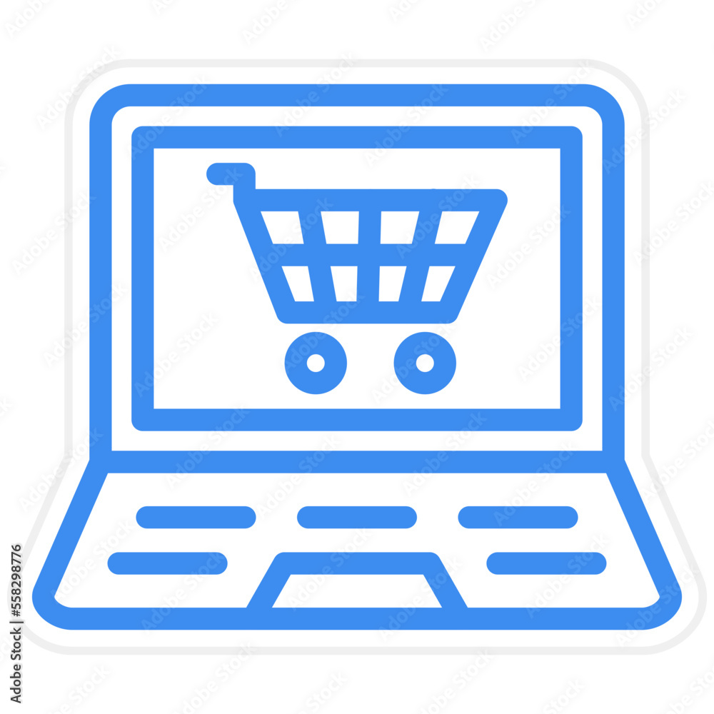 Online Shopping Icon Style Online Shopping Icon Style