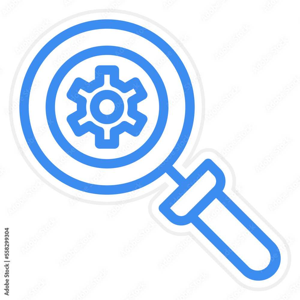Obraz premium Research Icon Style