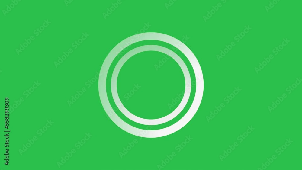 Rotating circles on green screen background motion graphic effect Rotating circles on green screen background motion graphic effect