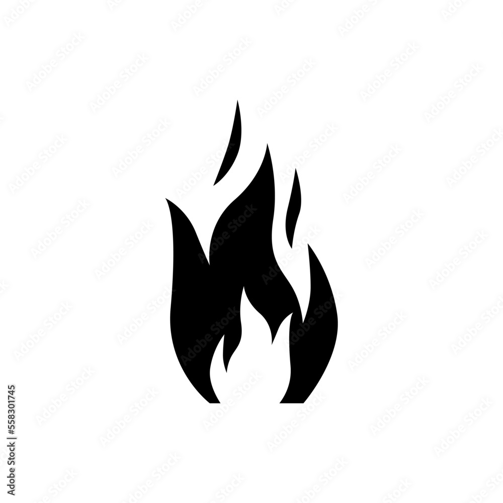 Fire flat icon