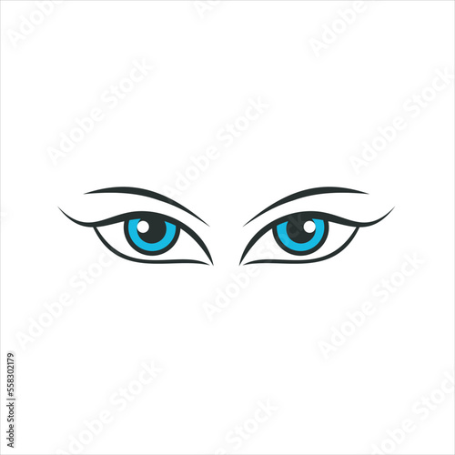 Eye vector logo design idea   creative symbol template. 