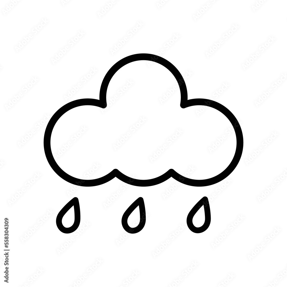 Weather icon vector design template Weather icon vector design template