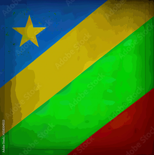 illustration of the Central African Republic flag