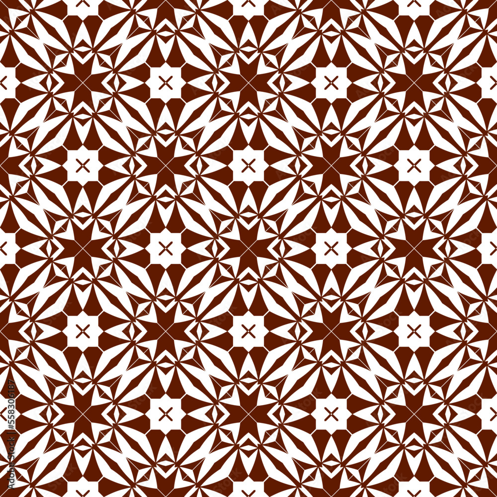 Fototapeta premium Abstract tileable geometric pattern. A seamless background, vintage texture. 